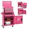 2-in-1 Tool Chest Cabinet with 5 Sliding Drawers and 4 Universal Wheels Perfect for Garage or Workshop